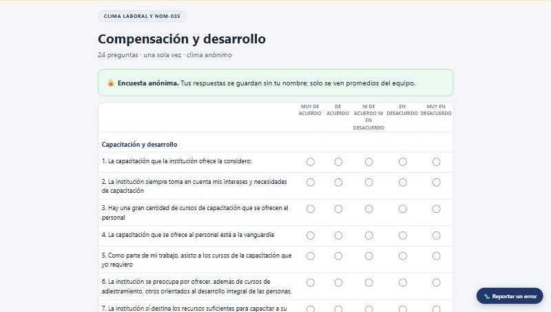 Clima laboral y NOM-035